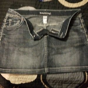 Maurices Blue Jean Skirt